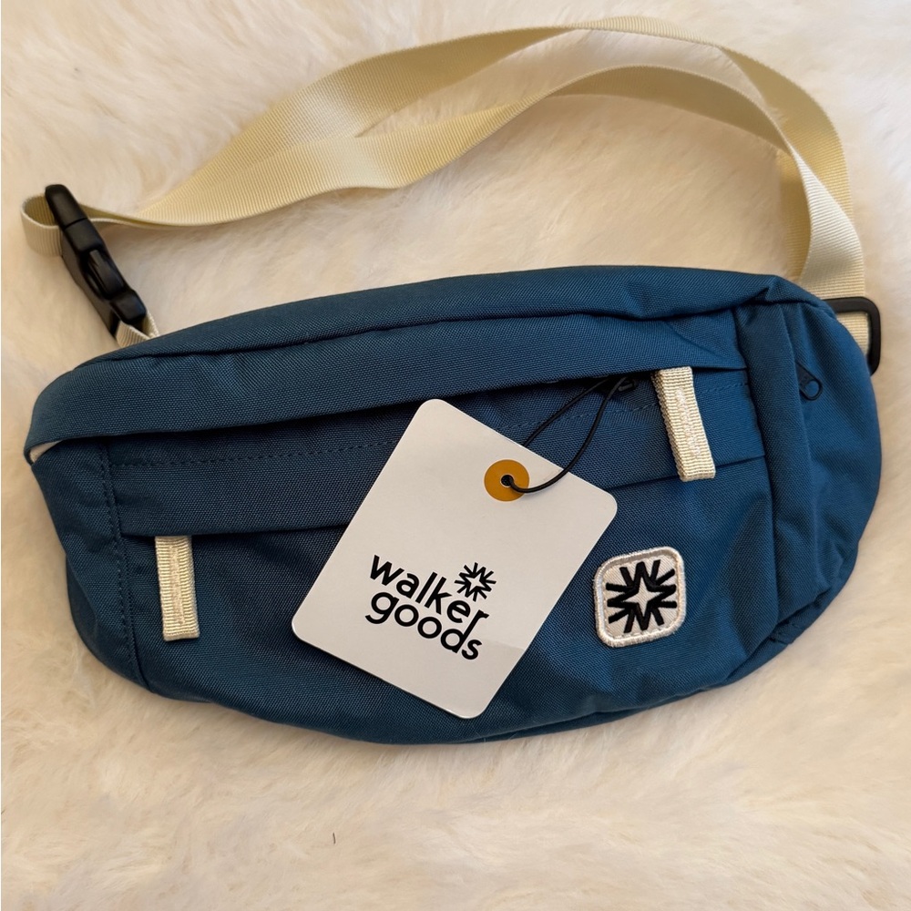 Walker Goods Blue Fanny Pack